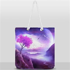 Fantasy World Full Print Rope Handle Tote (large) by Salman4z