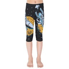 Astronaut Planet Space Science Kids  Capri Leggings  by Salman4z