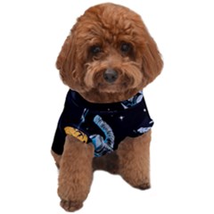 Astronaut Planet Space Science Dog T-shirt by Salman4z