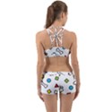 Dog Paw Seamless Pattern Footprint Bone Back Web Gym Set View2