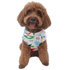 Vector Set Isolates With Cute Birds Scandinavian Style Dog Sweater by Salman4z