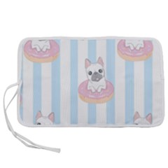 French Bulldog Dog Seamless Pattern Pen Storage Case (m) by Salman4z