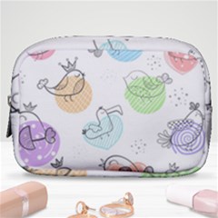 Cartoon Bird Cute Doodle Bird Make Up Pouch (small) by Salman4z
