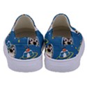 Seamless-pattern-funny-astronaut-outer-space-transportation Kids  Canvas Slip Ons View4