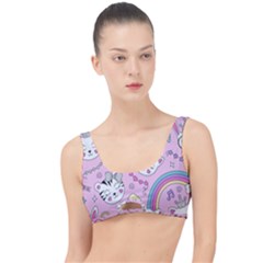 Beautiful-cute-animals-pattern-pink The Little Details Bikini Top by Salman4z
