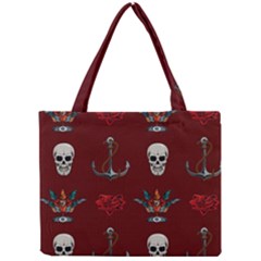 Tattoo-old-school-background-pattern Mini Tote Bag by Salman4z