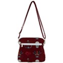 Tattoo-old-school-background-pattern Zipper Messenger Bag View3