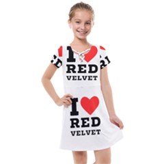 I Love Red Velvet Kids  Cross Web Dress by ilovewhateva