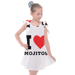 I Love Mojitos  Kids  Tie Up Tunic Dress by ilovewhateva