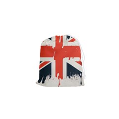 Union Jack England Uk United Kingdom London Drawstring Pouch (xs) by Ravend