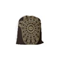 Hamsa-hand-drawn-symbol-with-flower-decorative-pattern Drawstring Pouch (Small) View2
