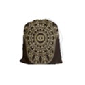 Hamsa-hand-drawn-symbol-with-flower-decorative-pattern Drawstring Pouch (Medium) View1