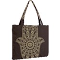 Hamsa-hand-drawn-symbol-with-flower-decorative-pattern Mini Tote Bag View2