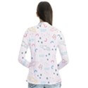 Spaceship Pattern Star Drape Collar Cardigan View2