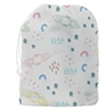Spaceship Pattern Star Drawstring Pouch (3XL) View2