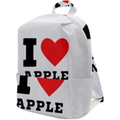I Love Apple Candy Zip Up Backpack by ilovewhateva