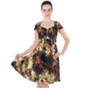 Science Fiction Background Fantasy Cap Sleeve Midi Dress View1