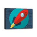 Rocket-with-science-related-icons-image Mini Canvas 7  x 5  (Stretched) View1