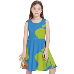 Spaceship-design Kids  Skater Dress by Salman4z