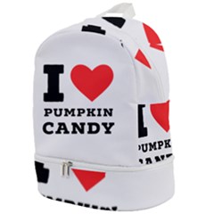 I Love Pumpkin Candy Zip Bottom Backpack by ilovewhateva