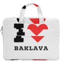 I love baklava MacBook Pro 13  Double Pocket Laptop Bag View2