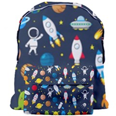 Big-set-cute-astronauts-space-planets-stars-aliens-rockets-ufo-constellations-satellite-moon-rover-v Giant Full Print Backpack by Salman4z