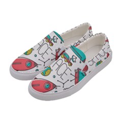 Space-cosmos-seamless-pattern-seamless-pattern-doodle-style Women s Canvas Slip Ons by Salman4z