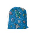 About-space-seamless-pattern Drawstring Pouch (Large) View2