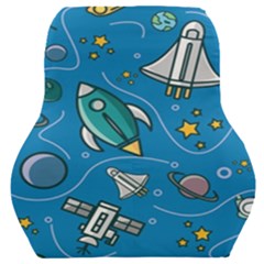 About-space-seamless-pattern Car Seat Back Cushion  by Salman4z