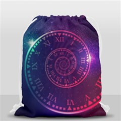 Time-machine Drawstring Bag (small) by Salman4z