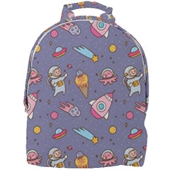Outer-space-seamless-background Mini Full Print Backpack by Salman4z