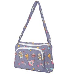 Outer-space-seamless-background Front Pocket Crossbody Bag by Salman4z