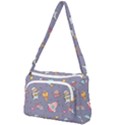 Outer-space-seamless-background Front Pocket Crossbody Bag View1