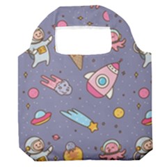 Outer-space-seamless-background Premium Foldable Grocery Recycle Bag by Salman4z