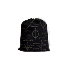 Abstract-math Pattern Drawstring Pouch (small) by Salman4z