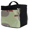 Sloths-pattern-design Make Up Travel Bag (Small) View2