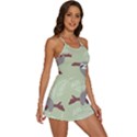 Sloths-pattern-design 2-in-1 Flare Activity Dress View3