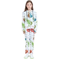 Dangerous-streptococcus-lactobacillus-staphylococcus-others-microbes-cartoon-style-vector-seamless Kids  Tracksuit by Salman4z