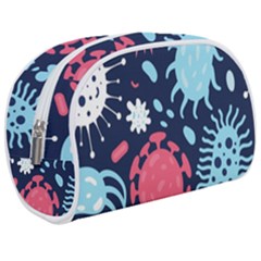 Seamless-pattern-microbes-virus-vector-illustration Make Up Case (medium) by Salman4z