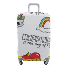 Abstract-fashion-background-suitable-fabric-printing Luggage Cover (small) by Salman4z
