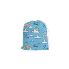 Sky-pattern Drawstring Pouch (xs) by Salman4z