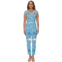 Sky-pattern Women s Pinafore Overalls Jumpsuit by Salman4z