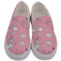 Cute-unicorn-seamless-pattern Men s Canvas Slip Ons View1