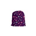 Colorful-stars-hearts-seamless-vector-pattern Drawstring Pouch (XS) View1
