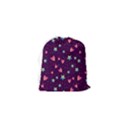 Colorful-stars-hearts-seamless-vector-pattern Drawstring Pouch (XS) View2