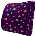 Colorful-stars-hearts-seamless-vector-pattern Seat Cushion View3