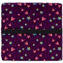 Colorful-stars-hearts-seamless-vector-pattern Seat Cushion View4