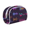 Colorful-sound-wave-set Make Up Case (Small) View1