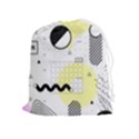 Graphic-design-geometric-background Drawstring Pouch (XL) View1