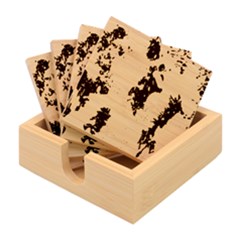 Camouflage-splatters-background Bamboo Coaster Set by Salman4z